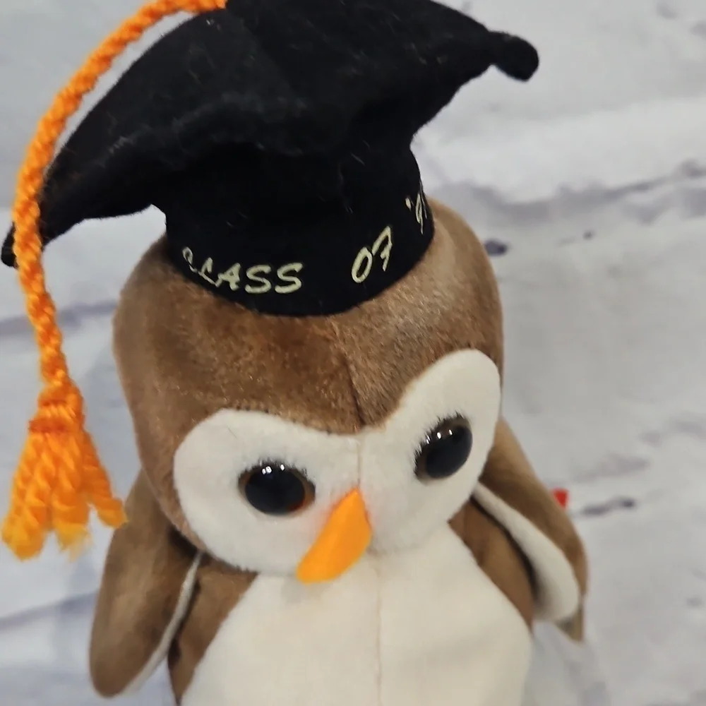 Ty beanie baby Wise the owl Class of 1998